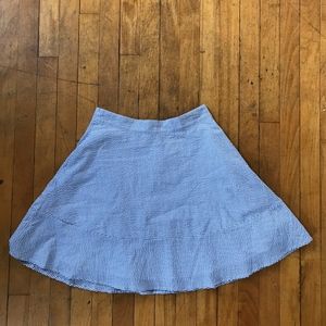 Seersucker circle skirt